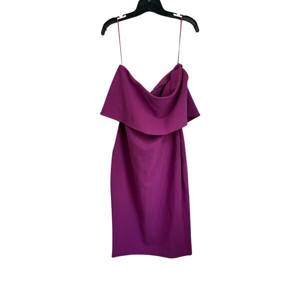 Likely Driggs Strapless Ruffled Pencil Dress in Color Deor Size 8 - Picture 2 of 13